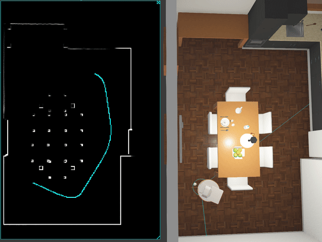 Odometry, Mapping and Probabilistic C-Spaces