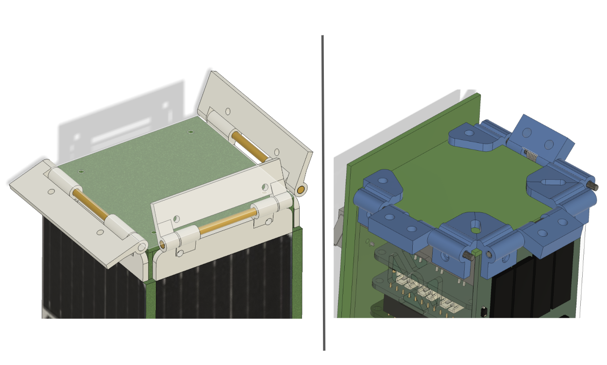Thin Hinge (Left) and Thick Hinge (Right)